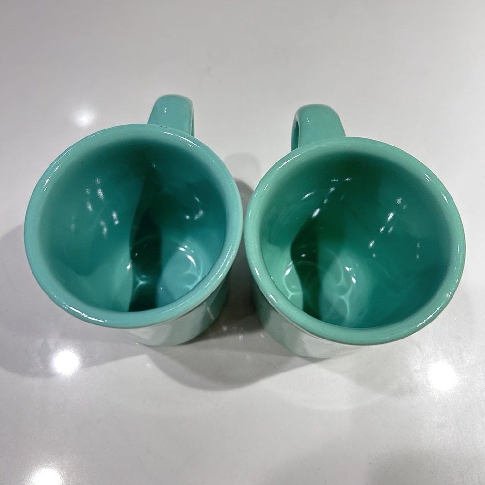 Homer Laughlin HLC Fiesta‎ Seamist Green Denver Mug 8 oz. Retired *EACH* - Picture 7 of 9